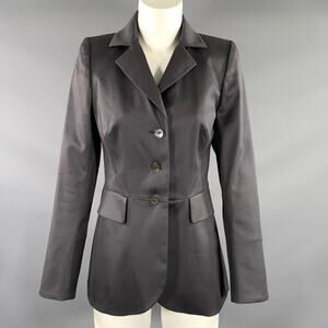 STYLE Size M Grey Mint Cotton Blend Jacket Indoor Blazer